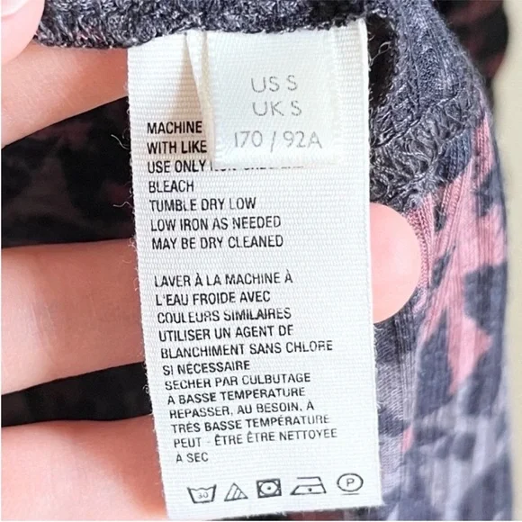 Free People Dark Romance Tunic in Dark Combo Size S - Picture 11 of 11